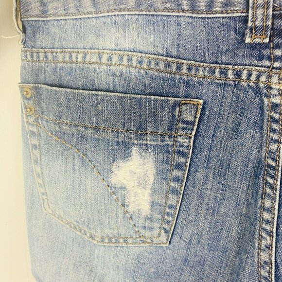 BlueSteel Size 40 Denim Shorts distressed 36W - Picture 7 of 7